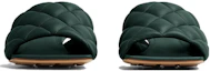 Lookbook (W) Bottega Veneta Lamsleren Slide Hakken ''Pine Green'' 729764VBRR03125