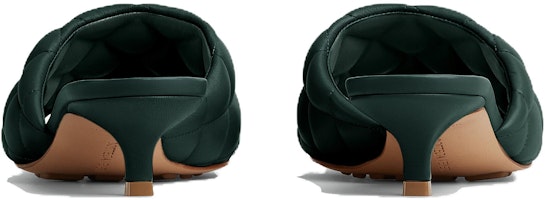 (W) Bottega Veneta Tumit Selipar Kulit Kambing 'Pine Green' 729764VBRR03125 Shop (W) Bottega Veneta Tumit Selipar Kulit Kambing 'Pine Green' 729764VBRR03125