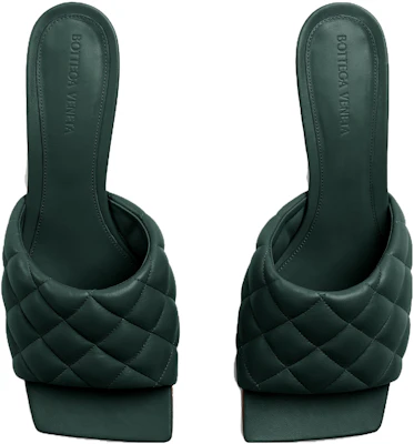 (W) Bottega Veneta Lamsleren Slide Hakken ''Pine Green'' 729764VBRR03125 Shop (W) Bottega Veneta Lamsleren Slide Hakken ''Pine Green'' 729764VBRR03125
