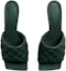 Shop (W) Bottega Veneta Lamsleren Slide Hakken ''Pine Green'' 729764VBRR03125