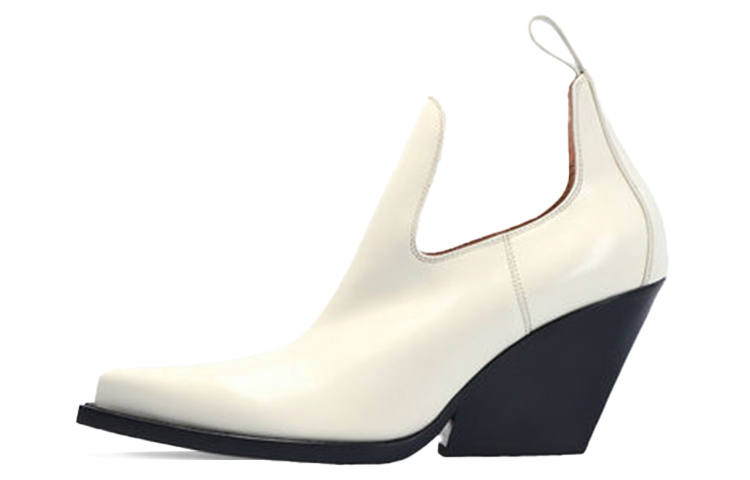 (W) Bottega Veneta Lean Boot 'Wax White'