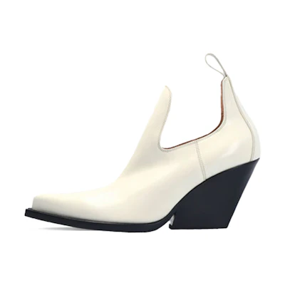 (W) Bottega Veneta Lean Boot 'Wax White'