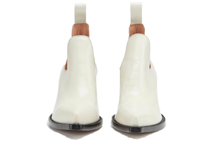 (W) Bottega Veneta Lean Boot 'Wax White' 圖 3