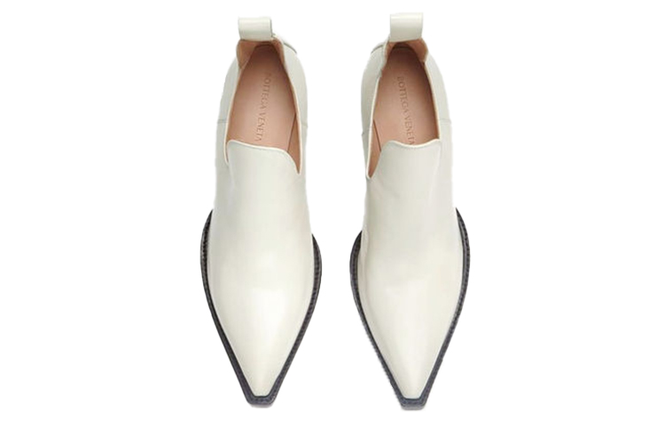 (W) Bottega Veneta Lean Boot 'Wax White' 圖 4