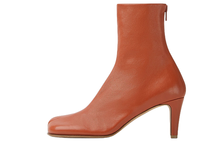 (Women) Bottega Veneta Leather Ankle Boot Brown 667208VBSO06561