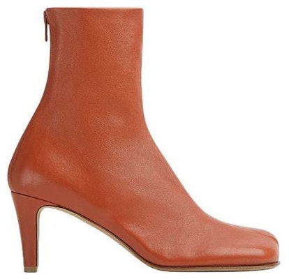 (Women) Bottega Veneta Leather Ankle Boot Brown 667208VBSO06561 Order (Women) Bottega Veneta Leather Ankle Boot Brown 667208VBSO06561