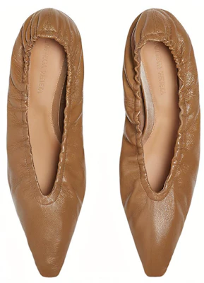 (Women) Bottega Veneta Leather Ballet Flat Almond 652273VBP107647 Lookbook (Women) Bottega Veneta Leather Ballet Flat Almond 652273VBP107647