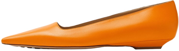 women-bottega-veneta-leather-ballet-flat-orange-690008-v1-tr-07593