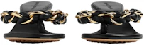 Order (Women) Bottega Veneta Leather Chain Woven Slide 'Black' 659002V0V501000