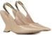 (Women) Bottega Veneta Leather Comfort Casual Wedge High Heel 10cm 'Light Brown' 729725V2EI02624