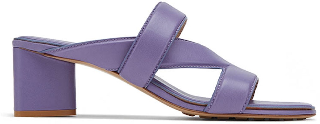 (W) Bottega Veneta Sandal Kulit Tali Bersilang Ungu 651376VBSL05176 Order (W) Bottega Veneta Sandal Kulit Tali Bersilang Ungu 651376VBSL05176