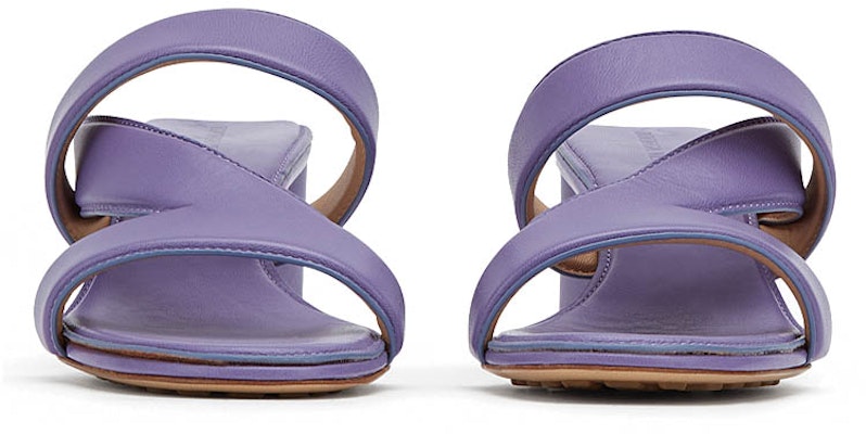 (W) Bottega Veneta Sandal Kulit Tali Bersilang Ungu 651376VBSL05176 Shop (W) Bottega Veneta Sandal Kulit Tali Bersilang Ungu 651376VBSL05176