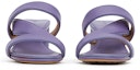 Shop (W) Bottega Veneta Sandal Kulit Tali Bersilang Ungu 651376VBSL05176