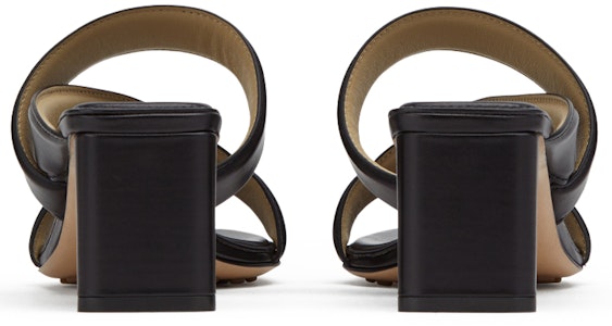 Bottega Veneta 葆蝶家 皮革 露趾圓頭 時尚涼拖 5.5cm 女款 黑色 Purchase Bottega Veneta 葆蝶家 皮革 露趾圓頭 時尚涼拖 5.5cm 女款 黑色