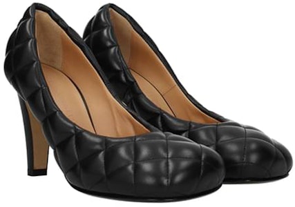 (W) 보테가 베네타 블랙 가죽 하이힐 (Bottega Veneta Black Leather High Heels) 592013VBRR01000 Order (W) 보테가 베네타 블랙 가죽 하이힐 (Bottega Veneta Black Leather High Heels) 592013VBRR01000
