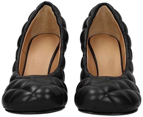 (W) Zapatos de Tacón Alto de Cuero Bottega Veneta Moda Casual 'Negro' 592013VBRR01000 Shop (W) Zapatos de Tacón Alto de Cuero Bottega Veneta Moda Casual 'Negro' 592013VBRR01000