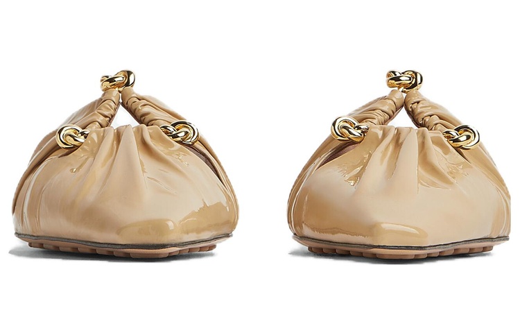 (W) Bottega Veneta Leather Flat Mule 'Beige' 圖 3