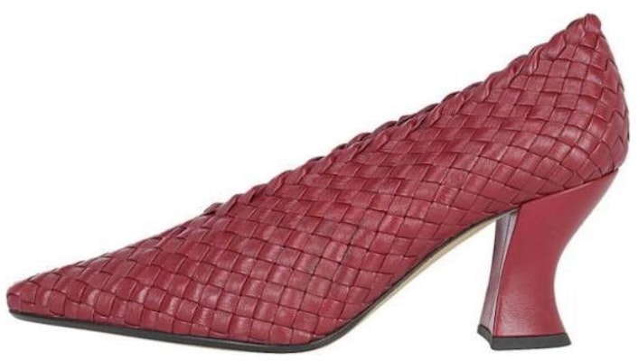 (Women) Bottega Veneta Leather Heeled Mules 'Red Comfort' 608850VBSN06237 Buy (Women) Bottega Veneta Leather Heeled Mules 'Red Comfort' 608850VBSN06237