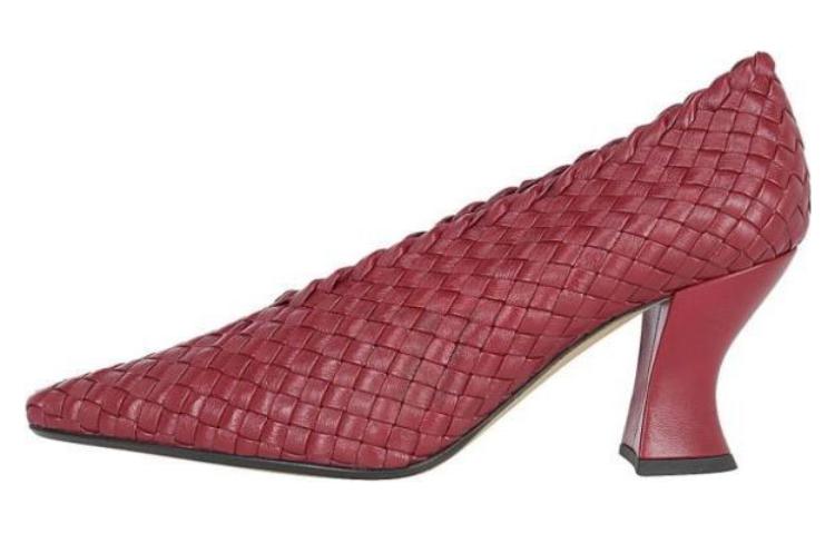 Buy (W) Bottega Veneta Mules de Cuero con Tacón 'Red Comfort' 608850VBSN06237