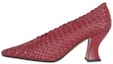 Buy (W) Bottega Veneta Kasut Tumit Kulit 'Red Comfort' 608850VBSN06237