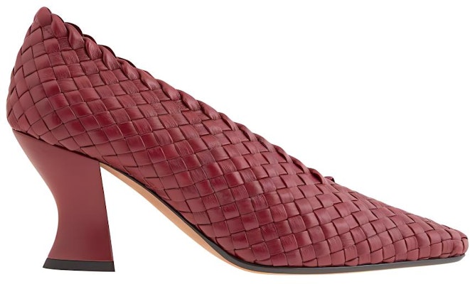 (Women) Bottega Veneta Leather Heeled Mules 'Red Comfort' 608850VBSN06237 Order (Women) Bottega Veneta Leather Heeled Mules 'Red Comfort' 608850VBSN06237