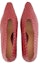 Lookbook (W) Bottega Veneta Kasut Tumit Kulit 'Red Comfort' 608850VBSN06237