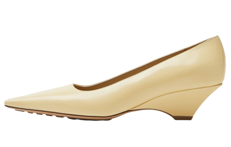 (W) Bottega Veneta Leather High-Heel 'Beige'