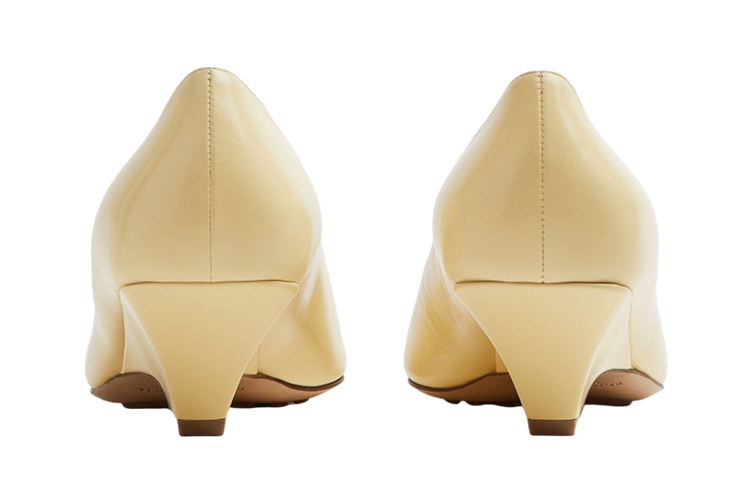 (W) Bottega Veneta Leather High-Heel 'Beige' 圖 4