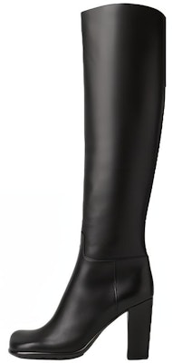 (Women) Bottega Veneta Leather High-Top Boot 'Black' 677272V1AO01000 Buy (Women) Bottega Veneta Leather High-Top Boot 'Black' 677272V1AO01000