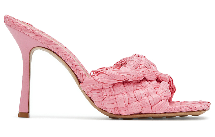 (W) Bottega Veneta Leather High Heel 'Pink' 圖 2