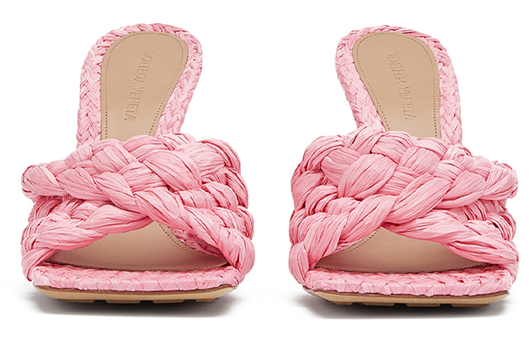 (W) Bottega Veneta Leather High Heel 'Pink' 圖 4