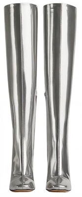 (Women) Bottega Veneta Leather High Heel Zip Boot 'Silver' 716168V2BG01414 Lookbook (Women) Bottega Veneta Leather High Heel Zip Boot 'Silver' 716168V2BG01414