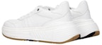Shop (W) Bottega Veneta Kulit Lace-Up Low Top 'Putih' 565655VT0409122