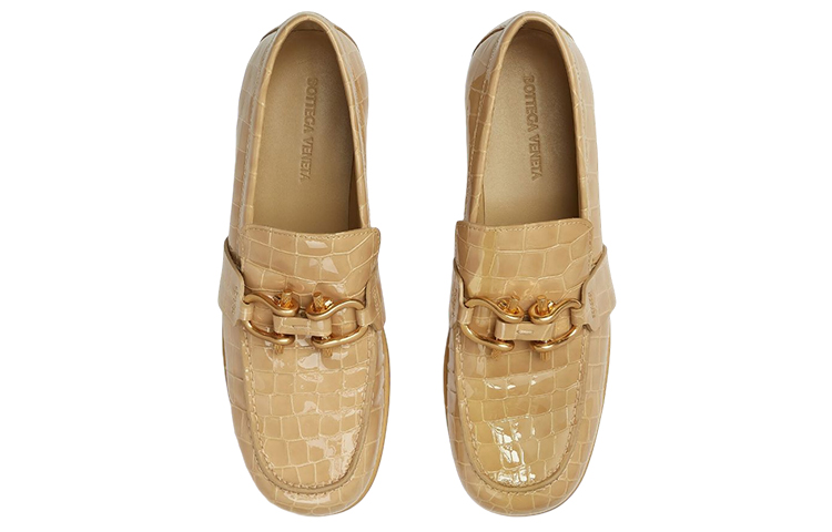 (W) Bottega Veneta Leather Loafer 'Nougat' 圖 2
