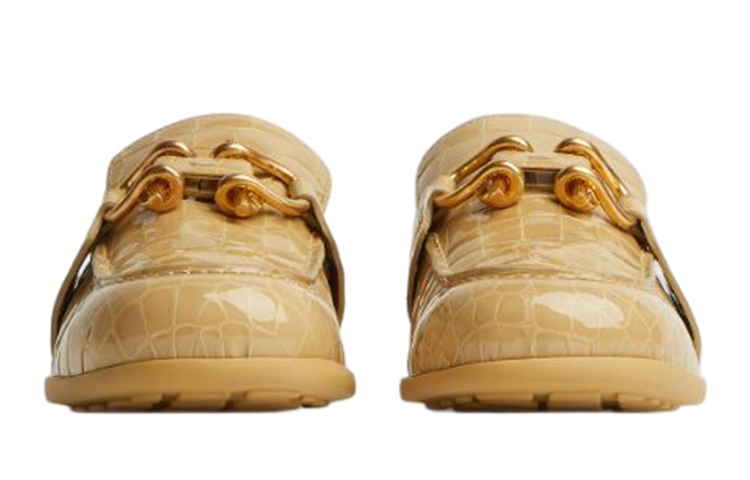 (W) Bottega Veneta Leather Loafer 'Nougat' 圖 3