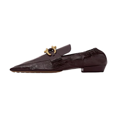 (W) Bottega Veneta Leather Loafer 'Red'