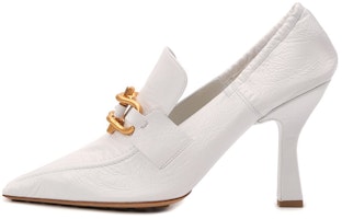 (Women) Bottega Veneta Leather Moccasin 'White' 651359VBP109122 (Women) Bottega Veneta Leather Moccasin 'White' 651359VBP109122