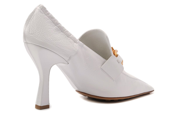 (W) Bottega Veneta Leather Moccasin 'White' 圖 5