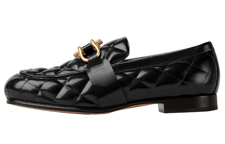 (Women) Bottega Veneta Leather Mule 'Black Buckle' 729878V2O101000