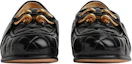 Lookbook (W) (女性用) ボッテガ・ヴェネタ レザー ミュール 'ブラックバックル' 729878V2O101000 729878V2O101000