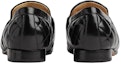 Shop (W) Bottega Veneta Leather Mule 'Black Buckle' Kasut Kulit Gelap 729878V2O101000