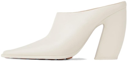 (W) Bottega Veneta Kulit Mule 'Keselesaan Kasual Putih' 740280V00H09013 Buy (W) Bottega Veneta Kulit Mule 'Keselesaan Kasual Putih' 740280V00H09013