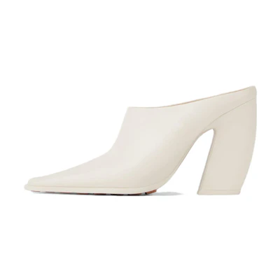 (W) Bottega Veneta Leather Mule 'CMFT Casual White'