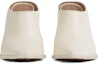 Order (W) Bottega Veneta Kulit Mule 'Keselesaan Kasual Putih' 740280V00H09013