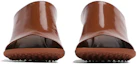 Lookbook (Women) Bottega Veneta Leather Mule Heels 5cm 'Red' 753877V2LR02460
