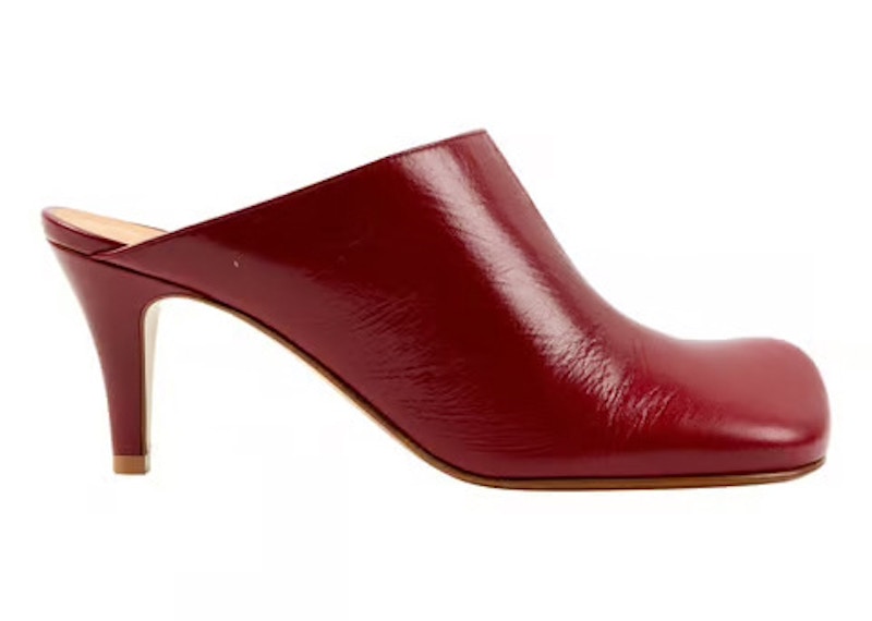 (Women) Bottega Veneta Leather Mule Red 578329VBPJ06241