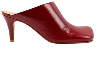 (Women) Bottega Veneta Leather Mule Red 578329VBPJ06241 (Women) Bottega Veneta Leather Mule Red 578329VBPJ06241