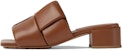 (Women) Bottega Veneta Leather Open-Toe 'Versatile Brown Comfort' 763859VBSD07665
