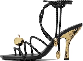 (Women) Bottega Veneta Leather Open-Toe Flat Sandal 'Black' 763795VBSDE1000 (Women) Bottega Veneta Leather Open-Toe Flat Sandal 'Black' 763795VBSDE1000