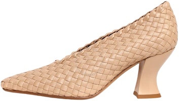 (Women) Bottega Veneta Leather Round Toe Block Heel 'Brown' 608850VBSN09912 (Women) Bottega Veneta Leather Round Toe Block Heel 'Brown' 608850VBSN09912